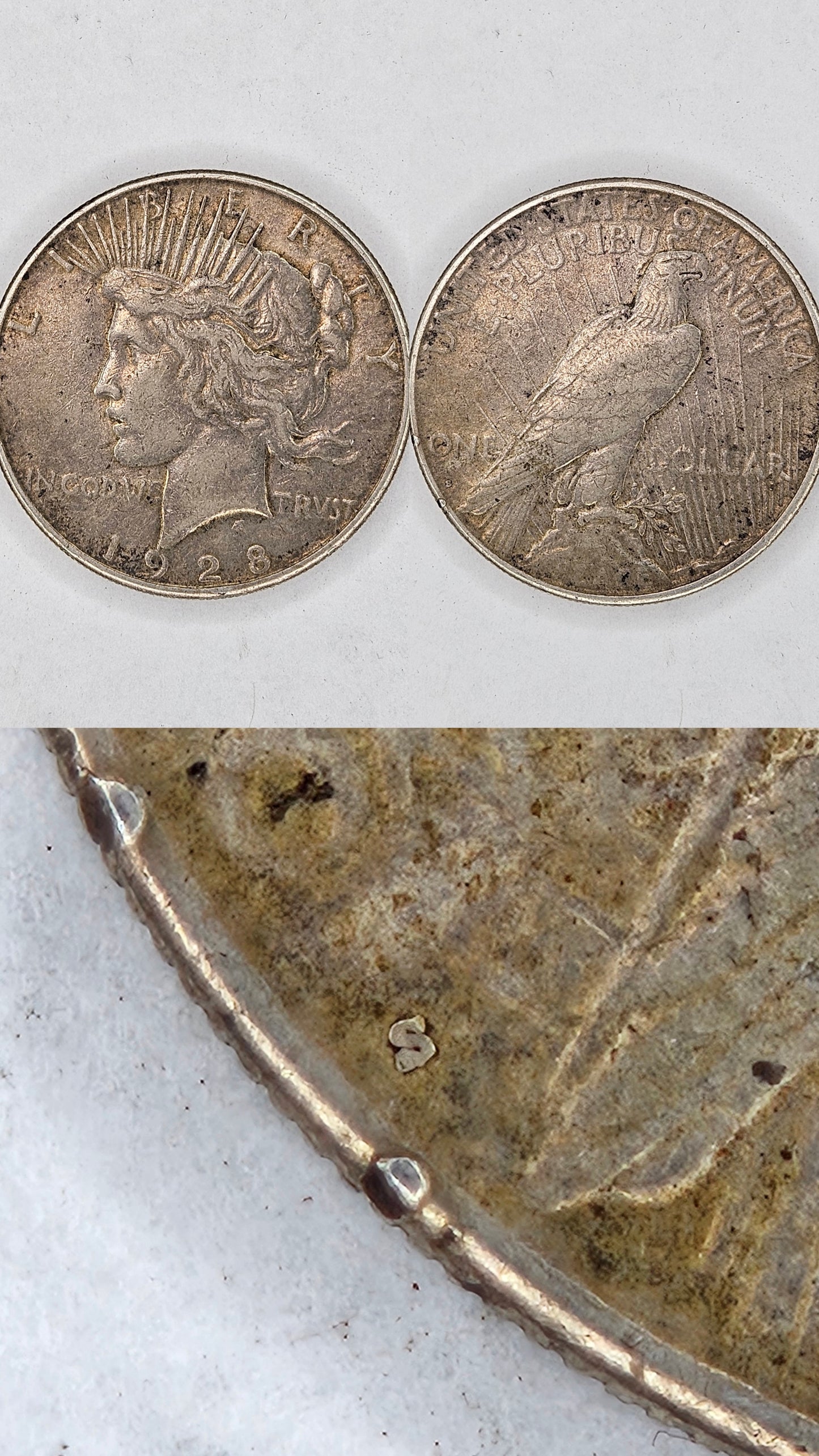 1928-S Peace Silver Dollar – San Francisco Mint 90% Silver U.S. Coin
