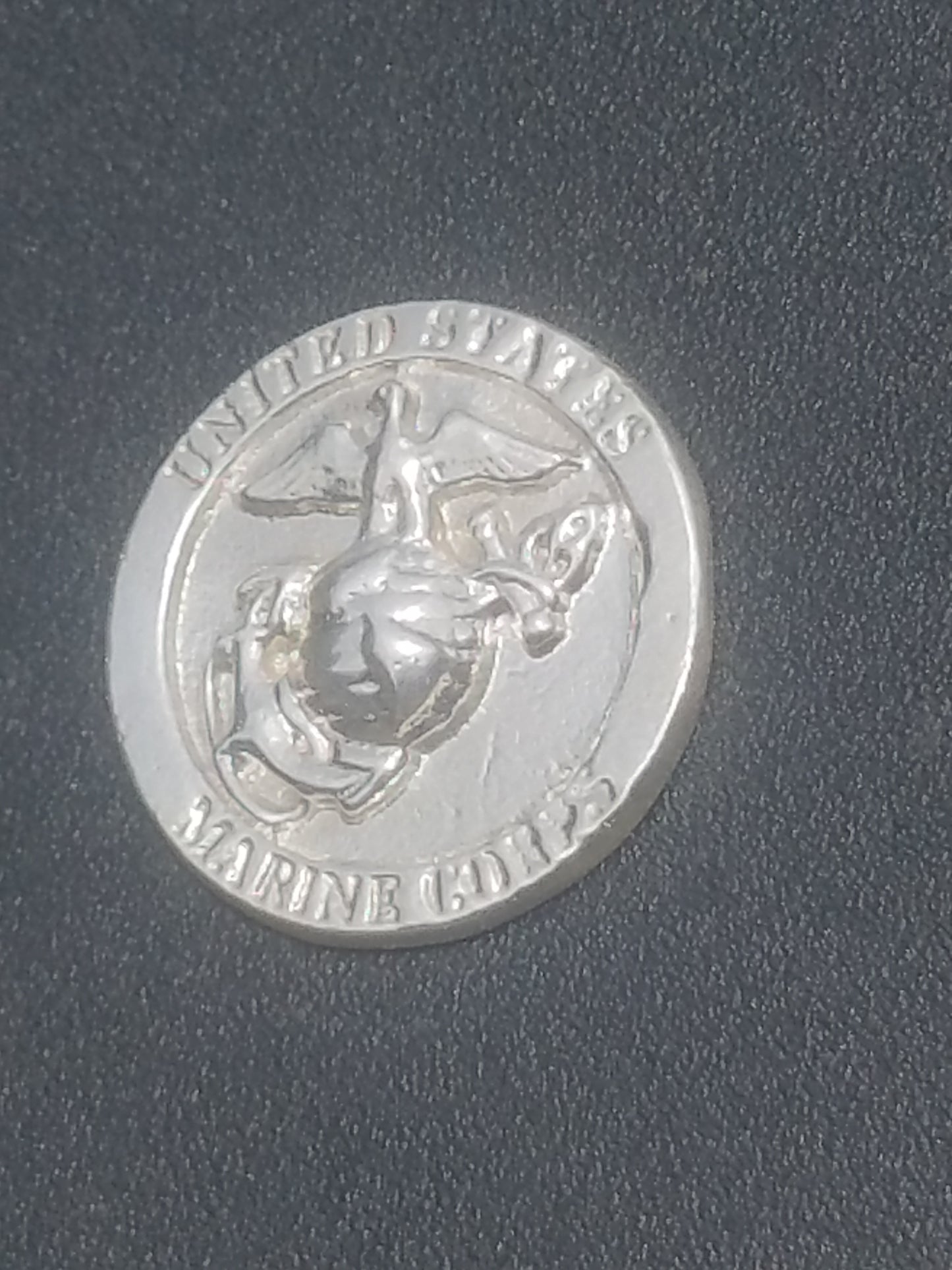 USMC 999 Fine Silver Hand Poured Round Bullion