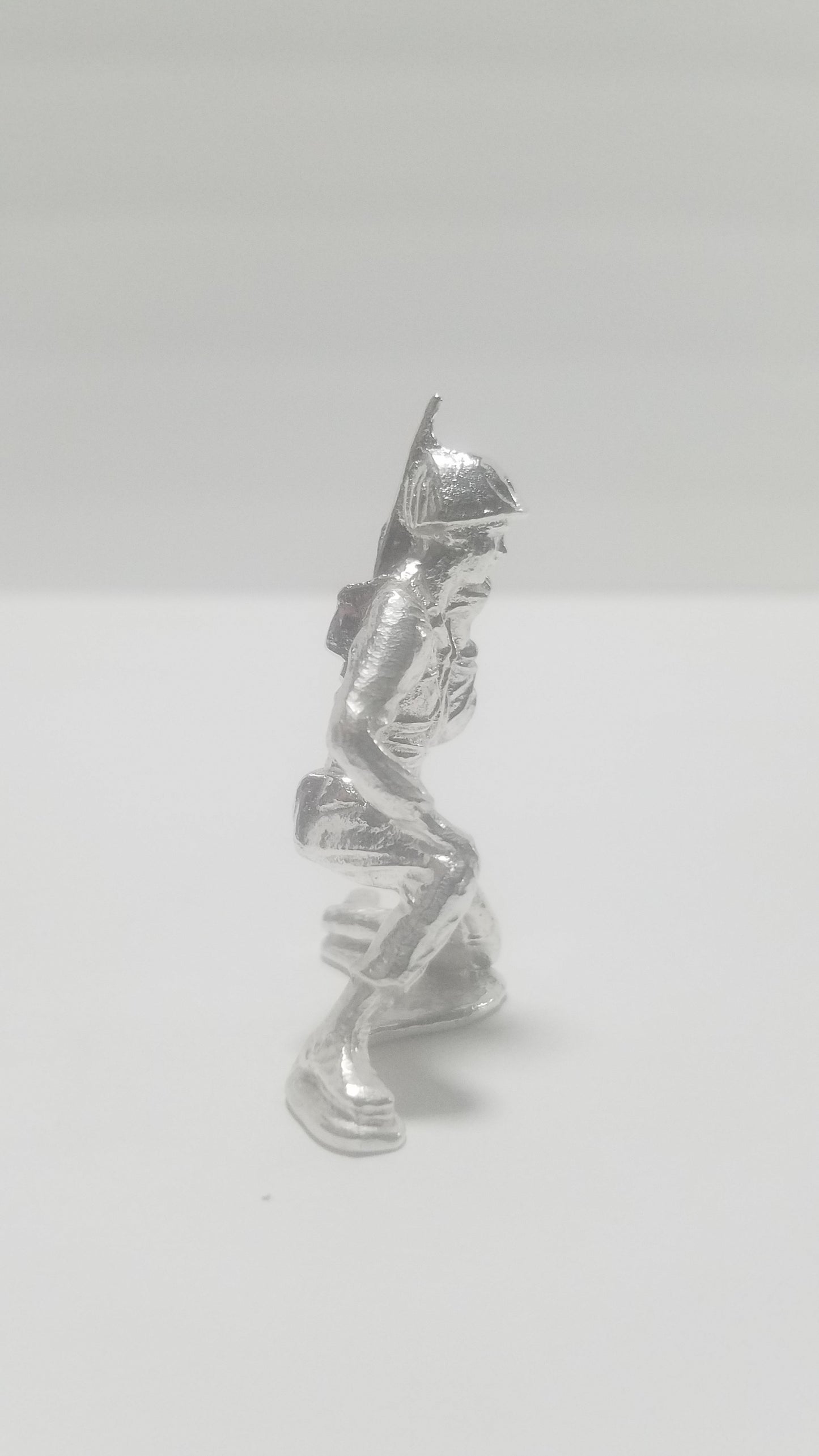 Classic Army Man Radio Man Soldier 1.25 oz 999 Silver Hand Poured Bullion
