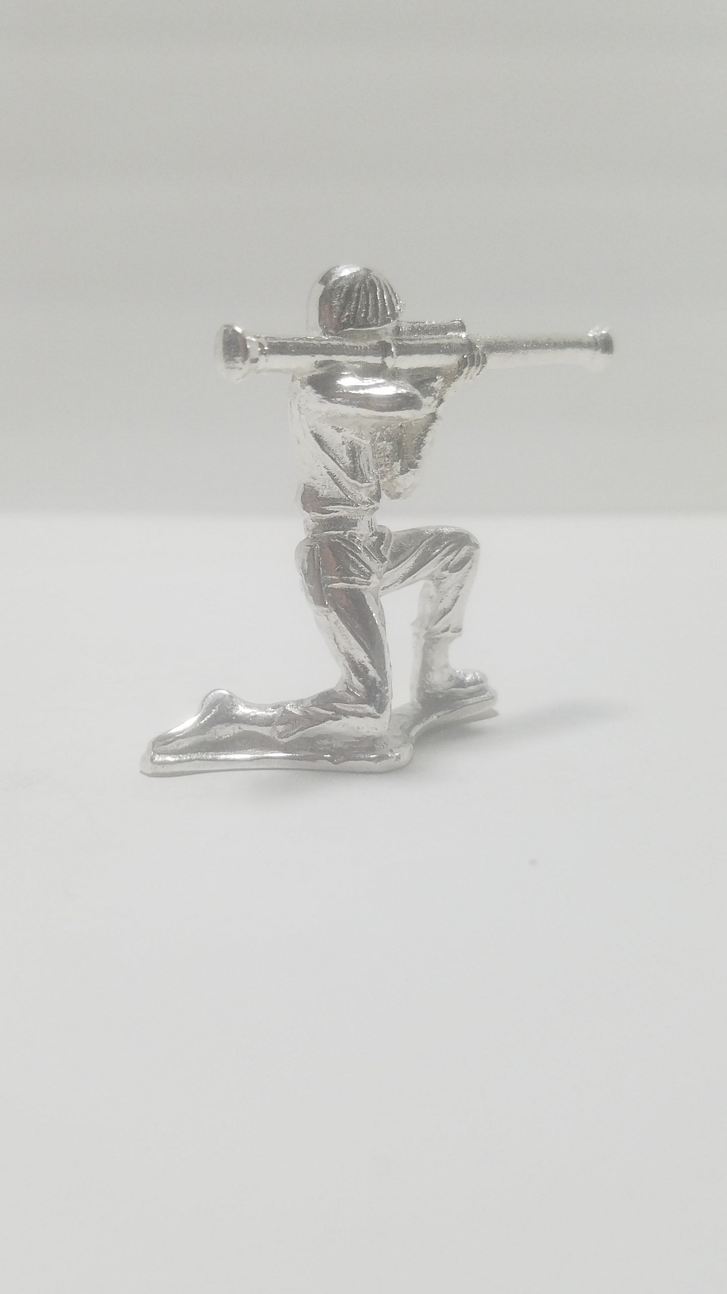 Classic Army Man Stovepipe Soldier 1.25 oz 999 Silver Hand Poured Bullion