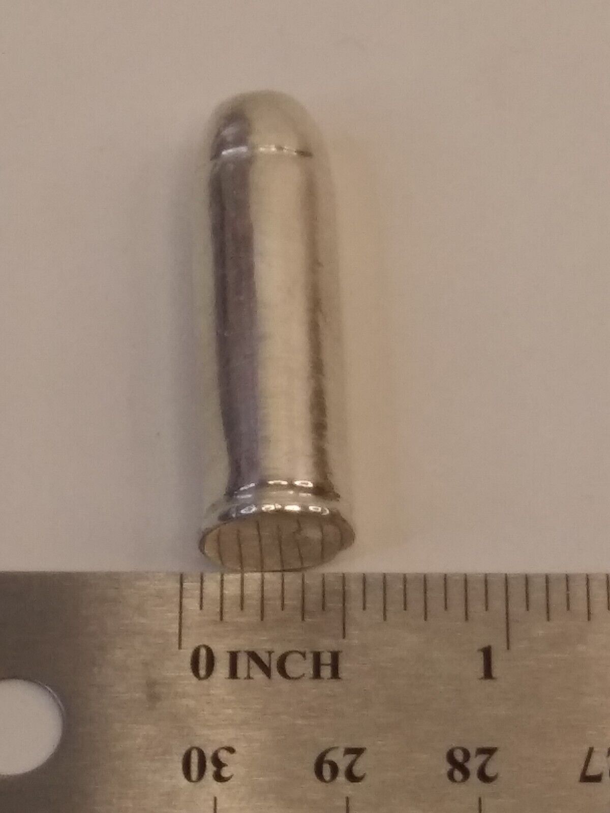 45 Long Colt Bullet Bullion Hand Poured 999 Fine Silver