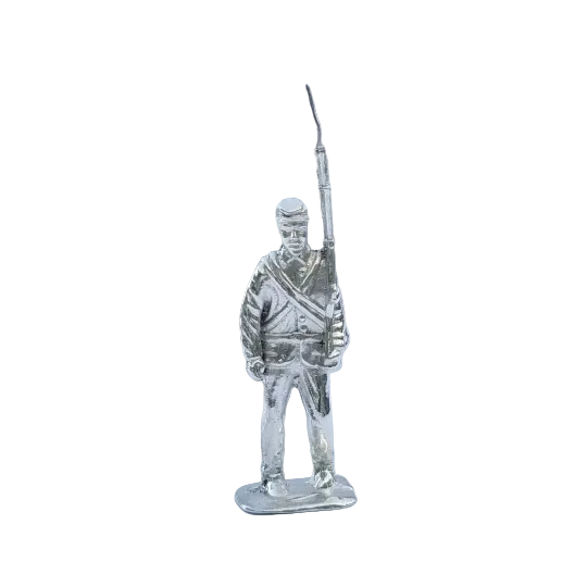 Civil war soldier At Attention