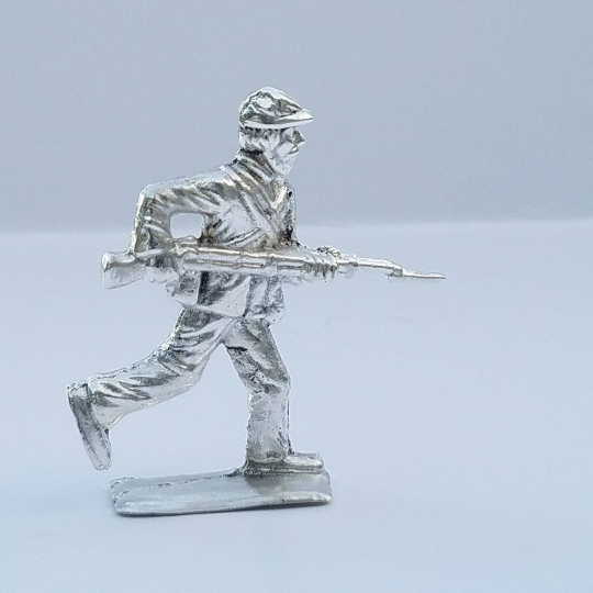 Civil war soldier Charging