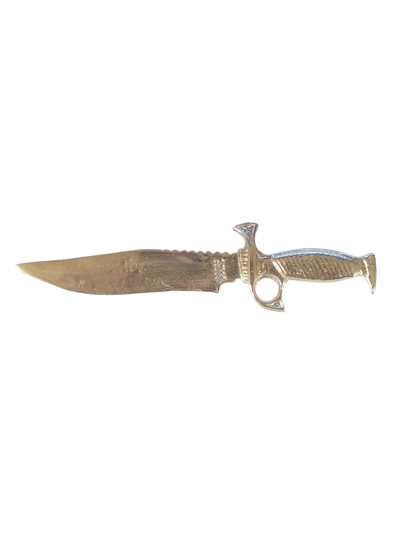 Knife Hand Poured Bullion 999 Fine Silver 22 grams