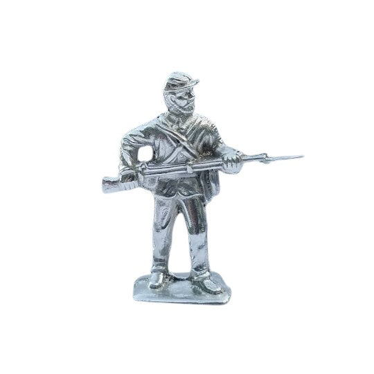 Civil War Soldiers Set of 5 Hand Poured Bullion 999 Fine Silver 10 oz