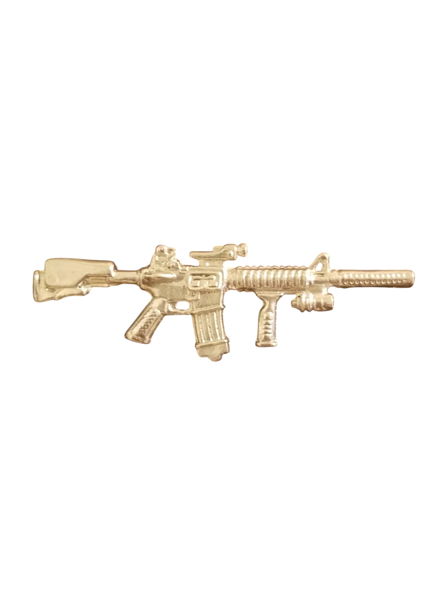 AR Tactical Assault Rifle Hand Poured Bullion 999 Fine Silver 18 grams