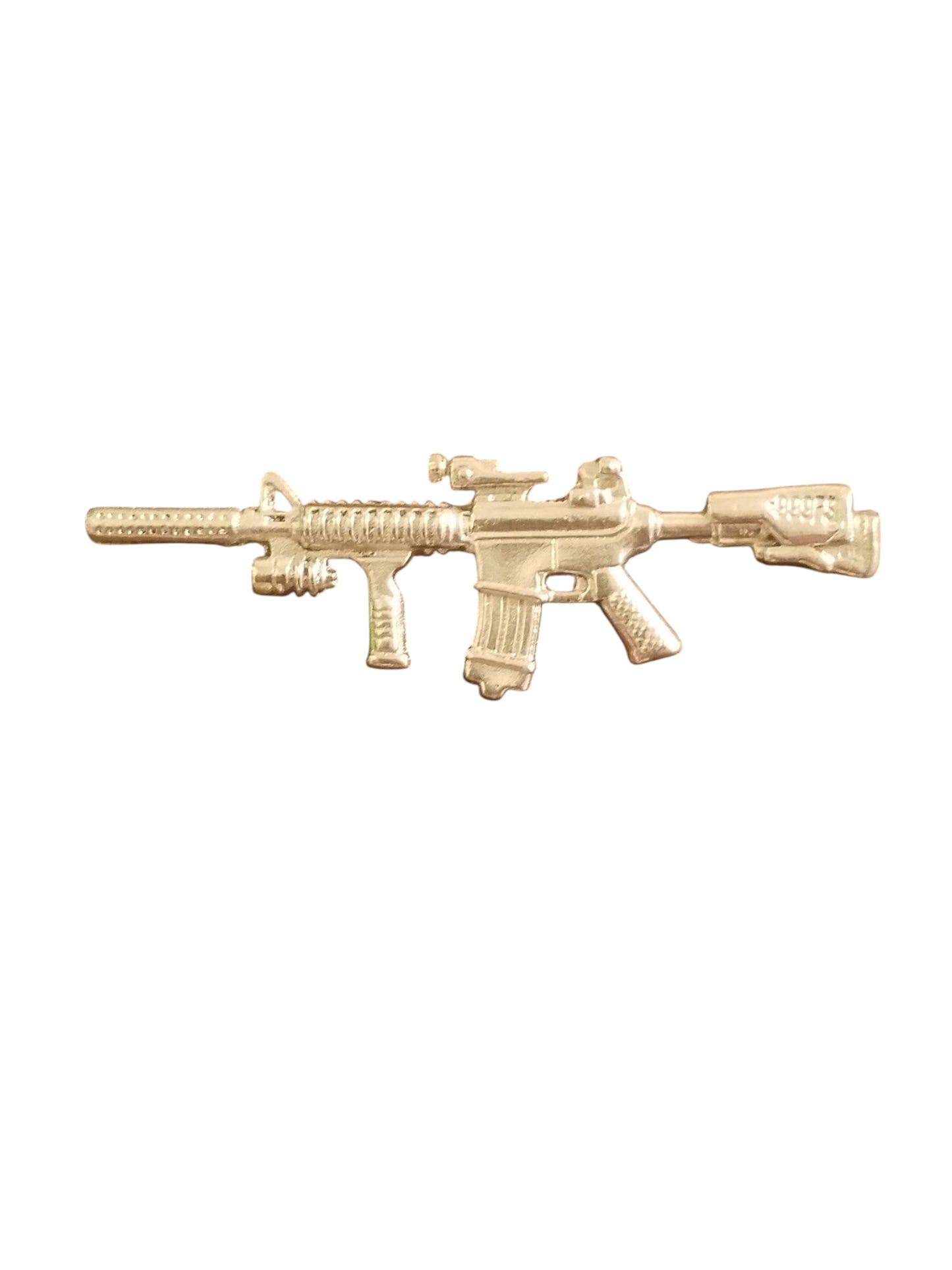 AR Tactical Assault Rifle Hand Poured Bullion 999 Fine Silver 18 grams