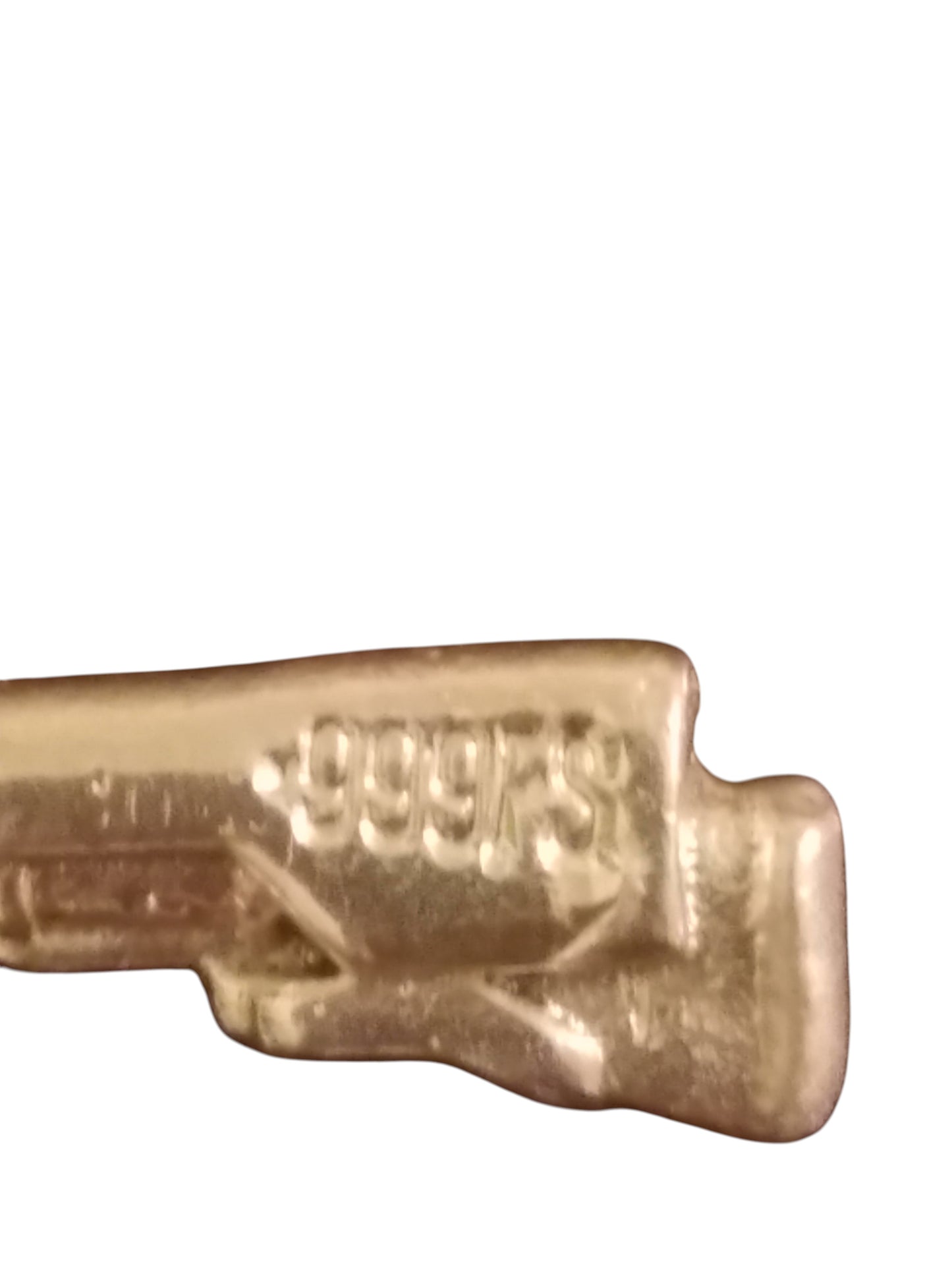 AR Tactical Assault Rifle Hand Poured Bullion 999 Fine Silver 18 grams