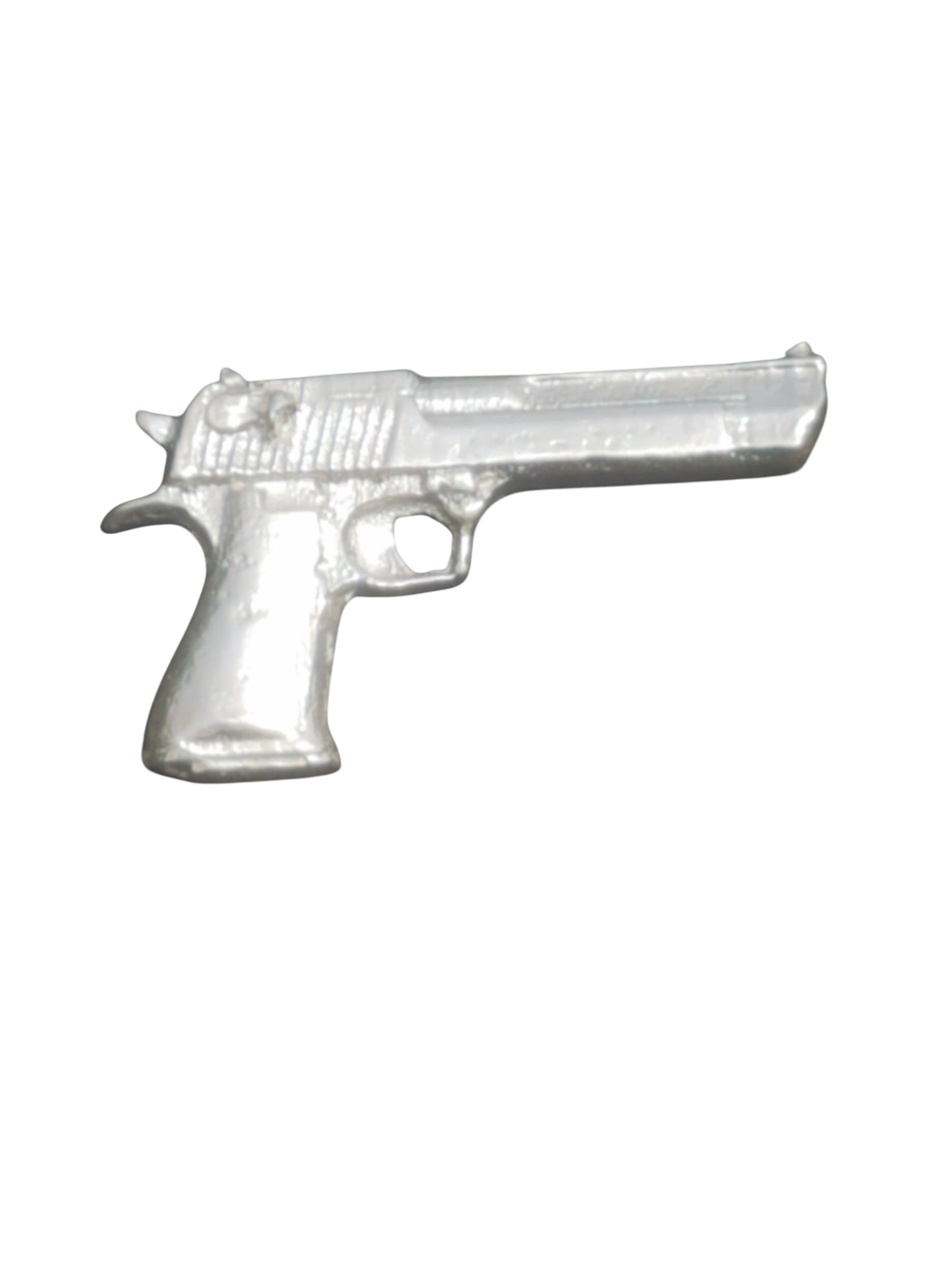 Desert Eagle Gun Miniature Hand Poured Bullion 999 Fine Silver 2+ oz