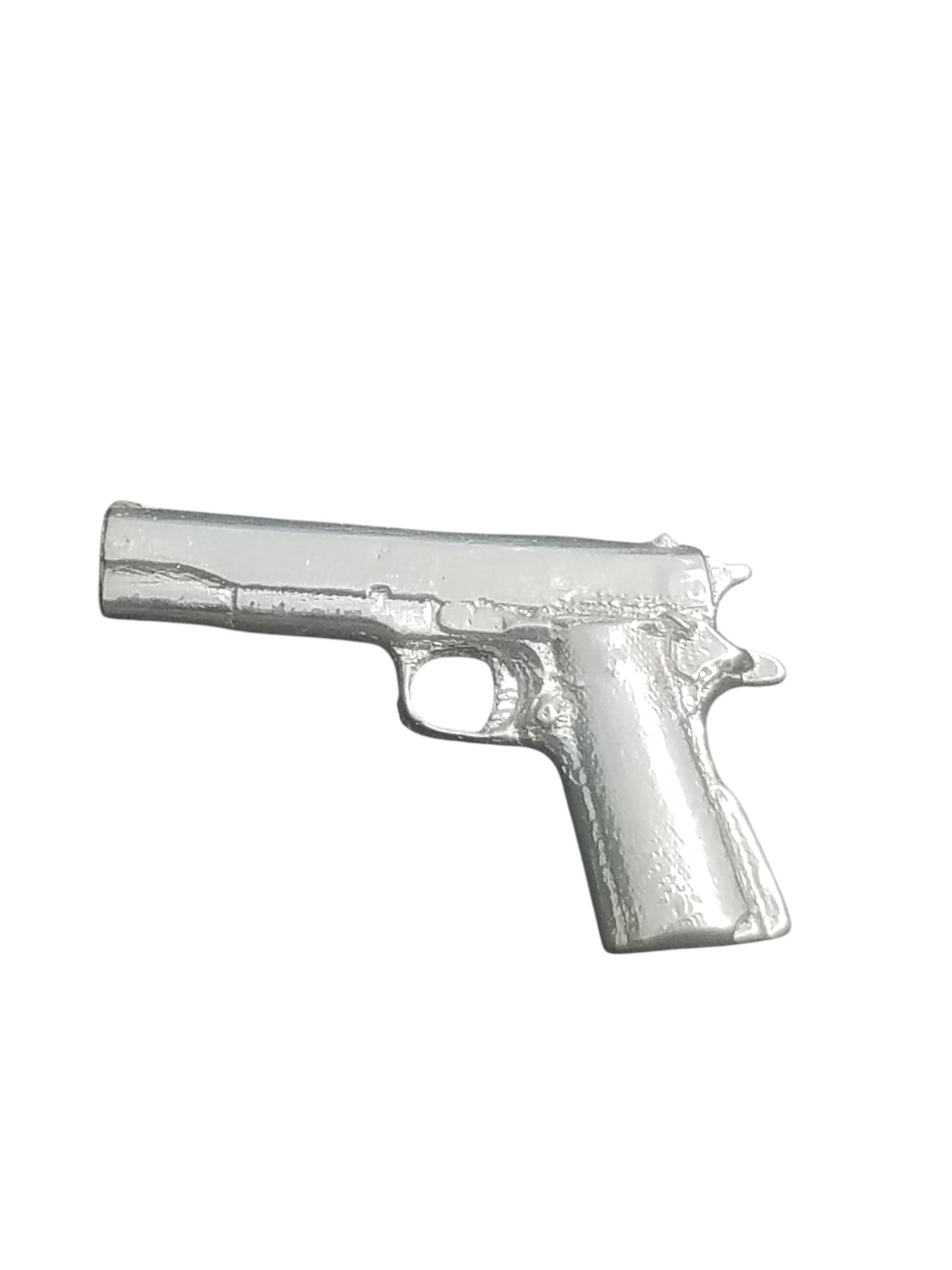 1911 Colt Gun Miniature Hand Poured Bullion 999 Fine Silver 2 oz