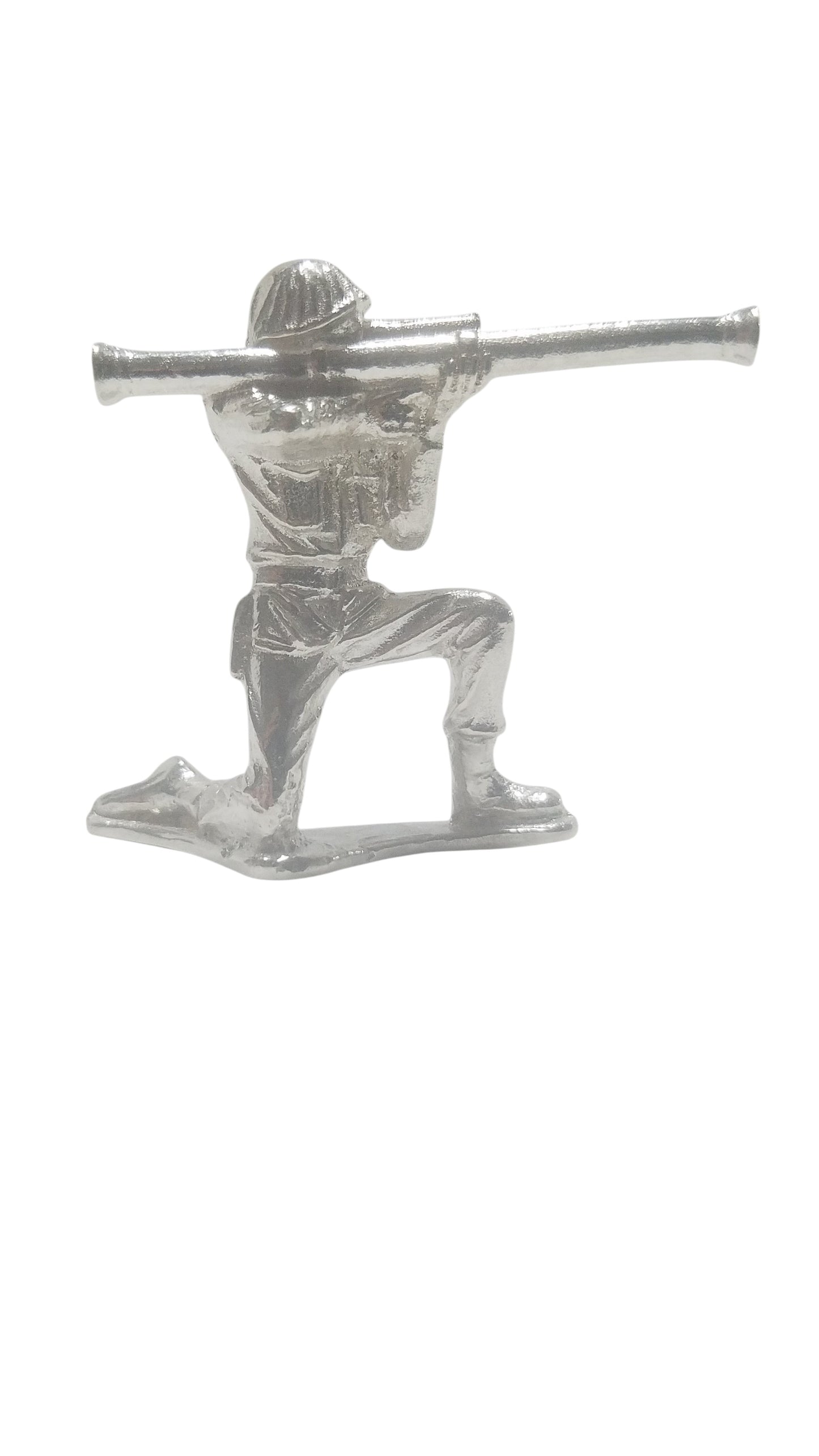 Classic Army Man Silver Toy Soldier Lot of 12 Hand Poured Bullion 999 Fine Silver 15 oz