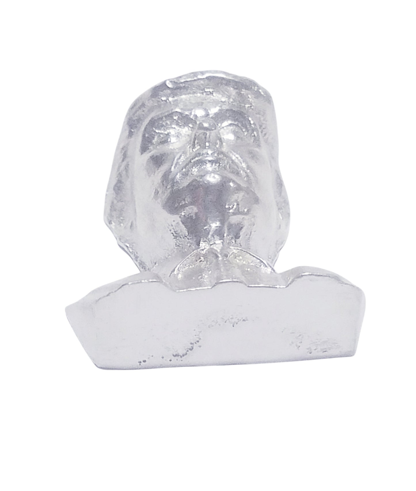 Trump Bust Hand Poured Bullion 999 Fine Silver 3 oz