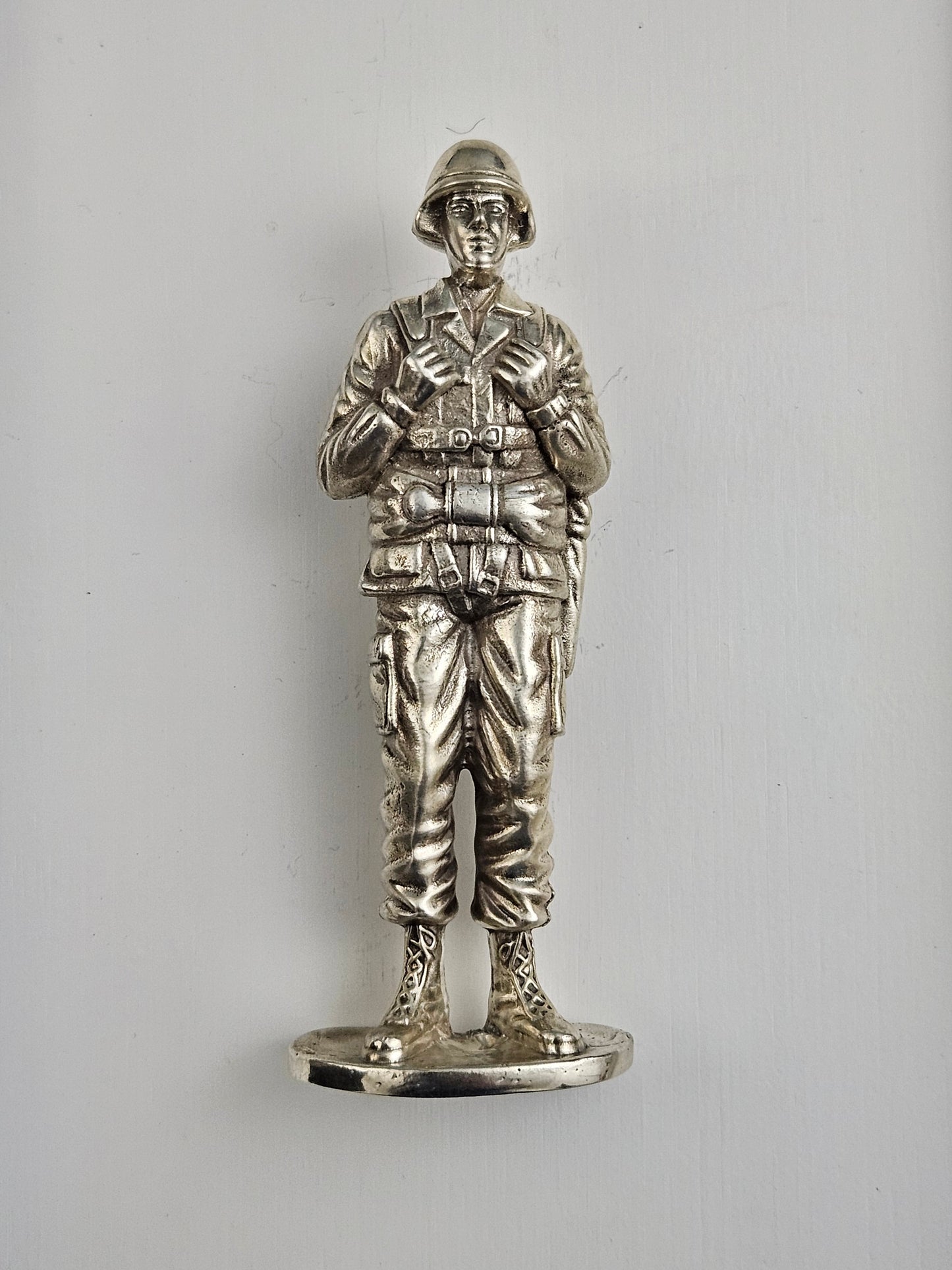 Paratrooper 10 Oz 999 Fine Silver Hand Poured Silver