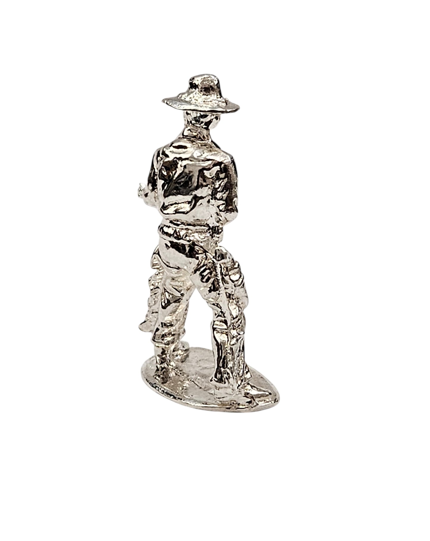 Rifleman Cowboy Hand Poured Bullion 999 Fine Silver 1 oz