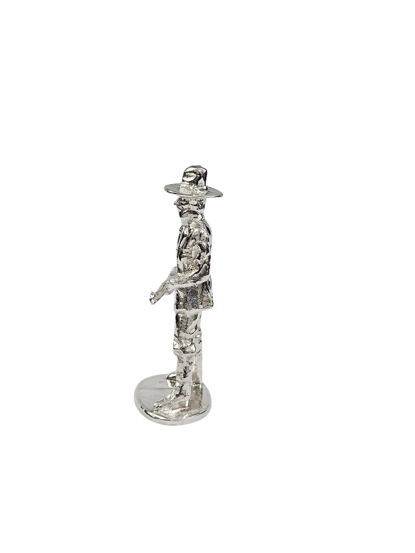 Western Cowboy Hand Poured Bullion 999 Fine Silver 1 oz