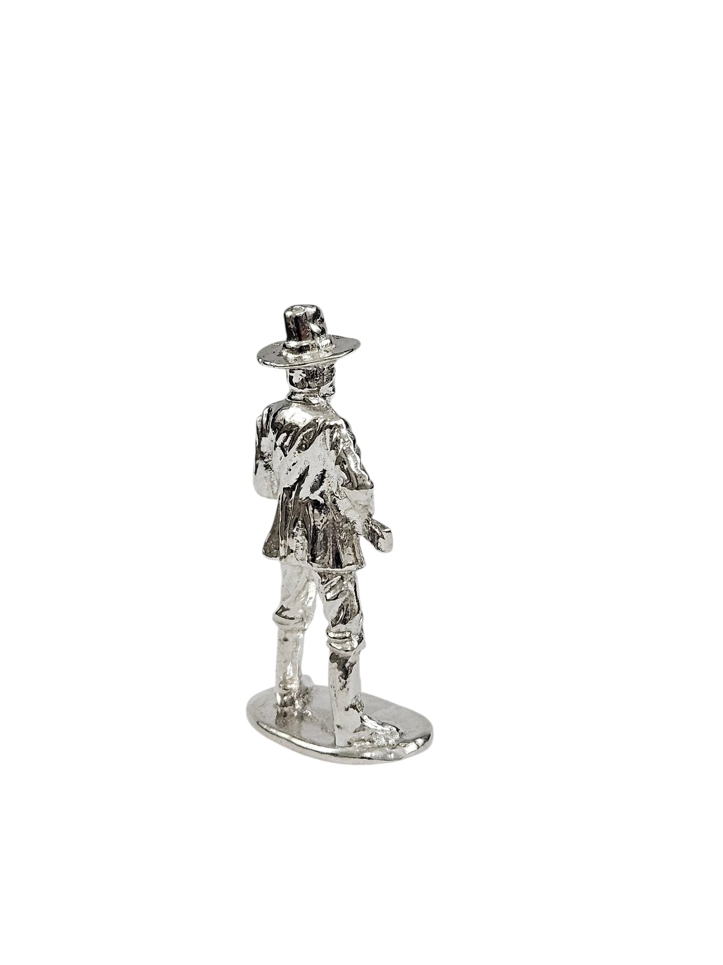 Western Cowboy Hand Poured Bullion 999 Fine Silver 1 oz