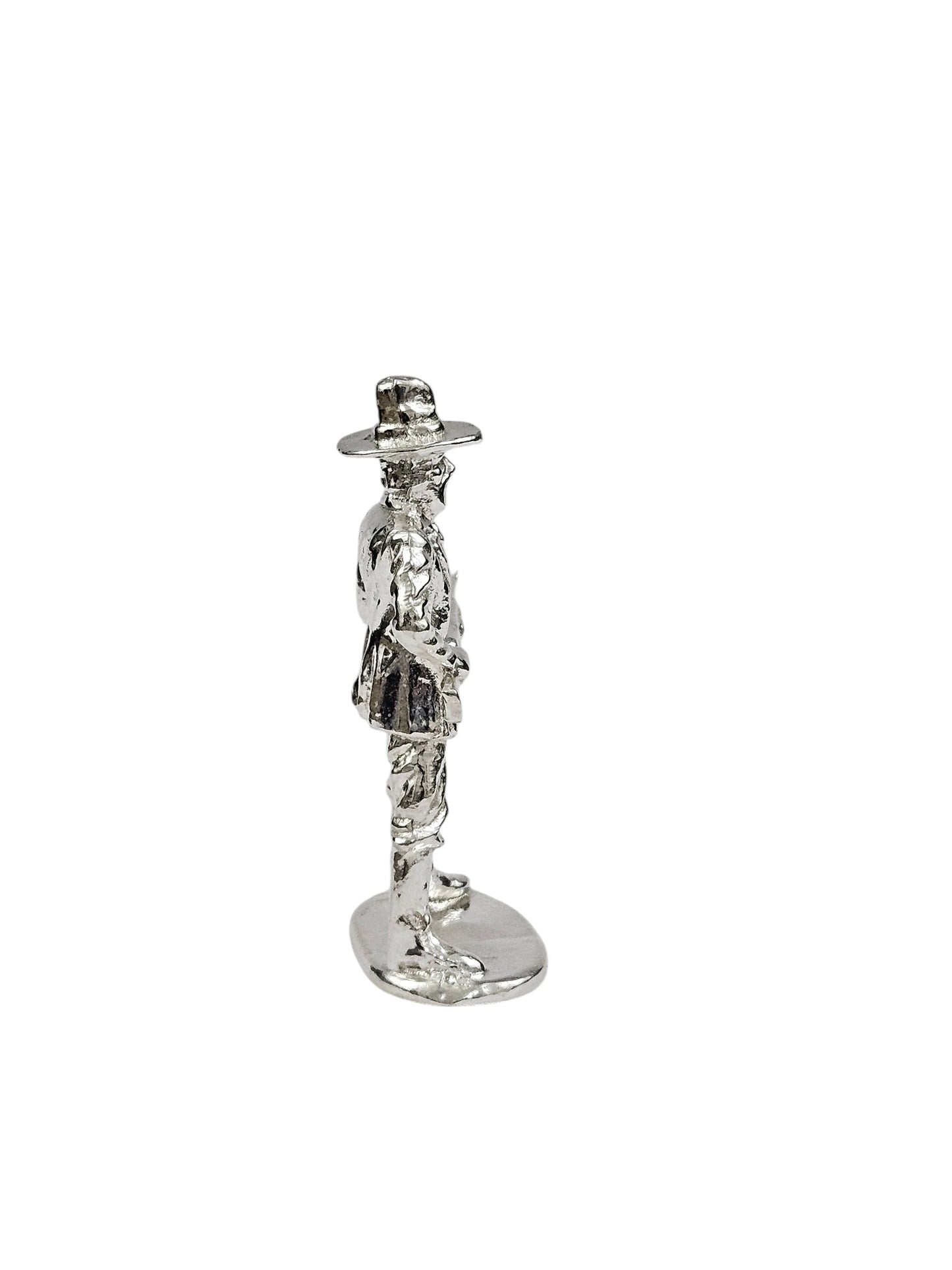 Western Cowboy Hand Poured Bullion 999 Fine Silver 1 oz