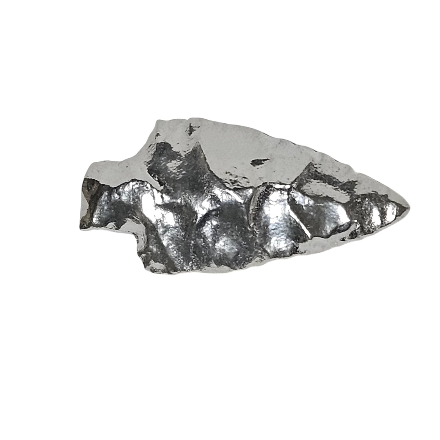 Indian Arrowhead Hand Poured Bullion 999 Fine Silver 3 oz