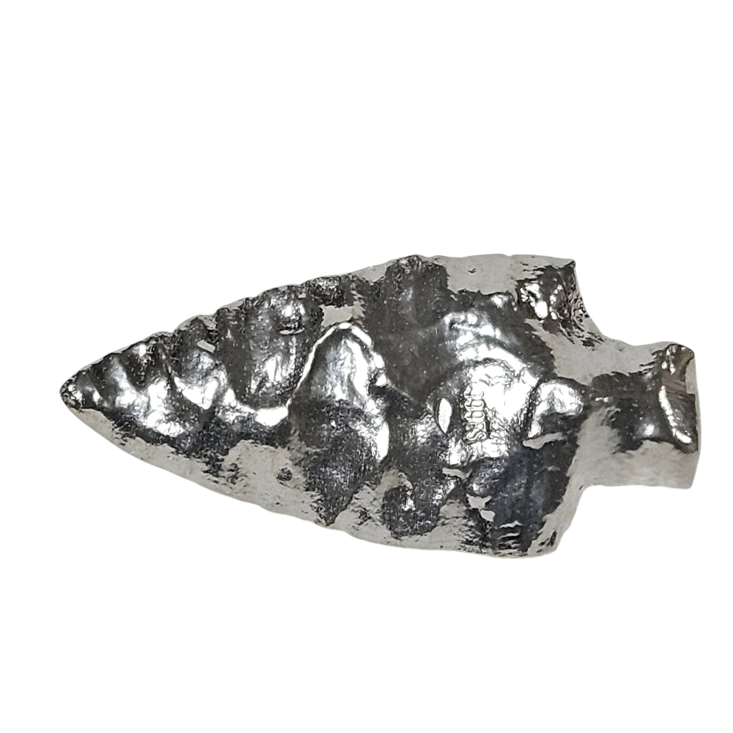 Indian Arrowhead Hand Poured Bullion 999 Fine Silver 3 oz