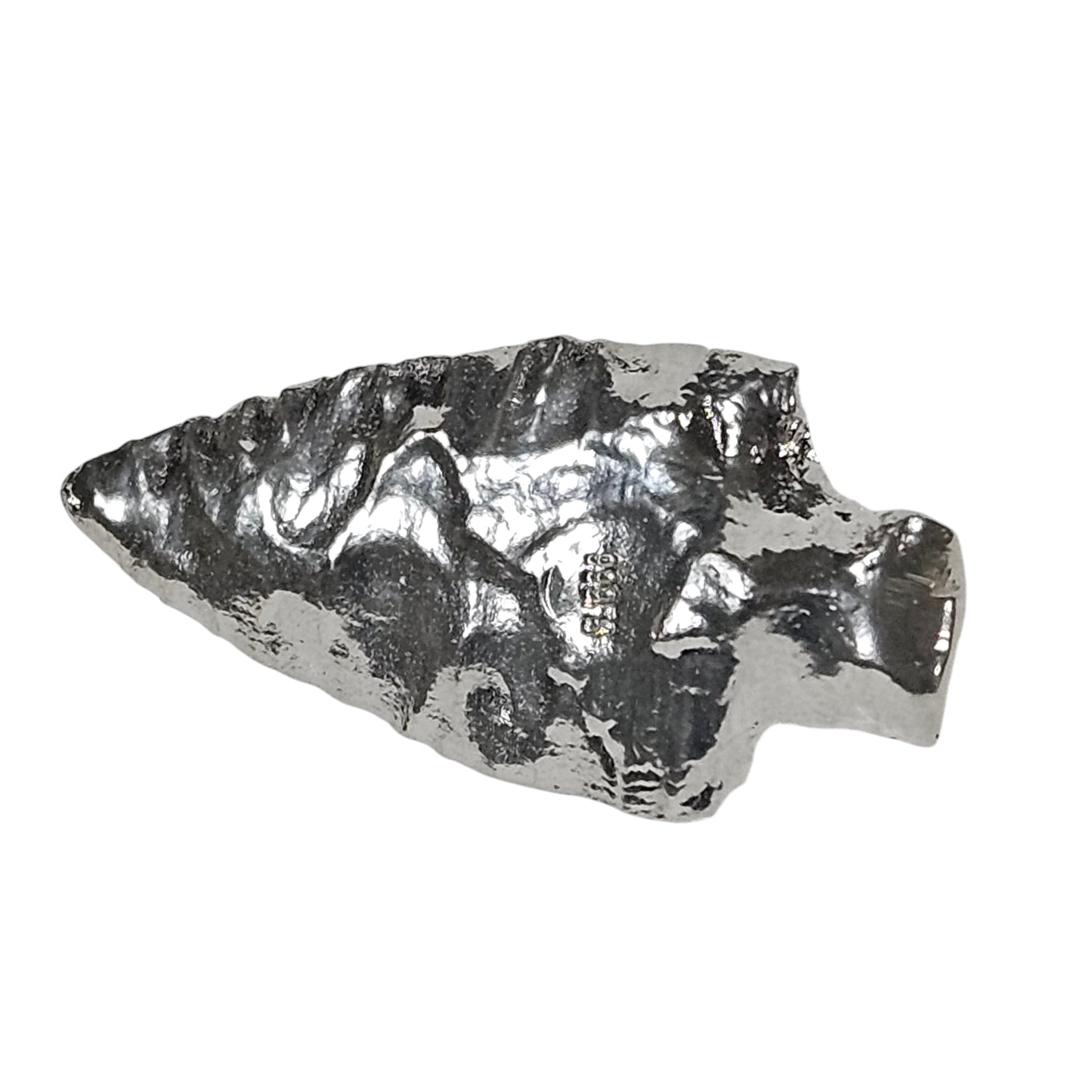Indian Arrowhead Hand Poured Bullion 999 Fine Silver 5 grams