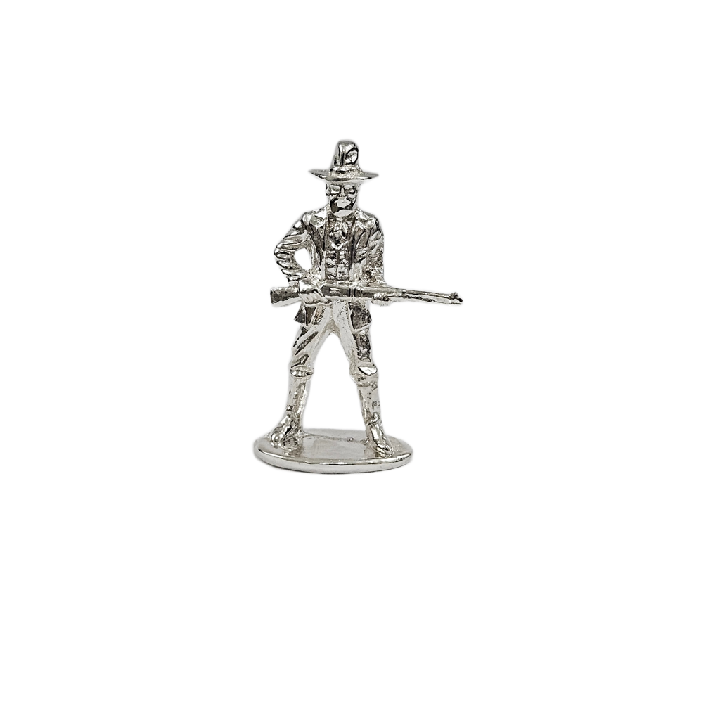 999 Fine Silver Cowboy Hand Poured Bullion