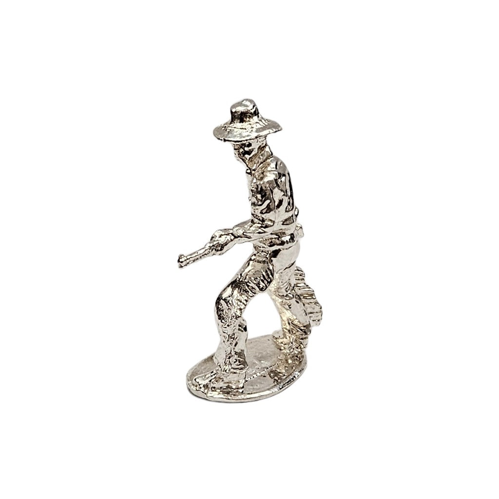 Rifleman Cowboy Hand Poured Bullion 999 Fine Silver 1 oz