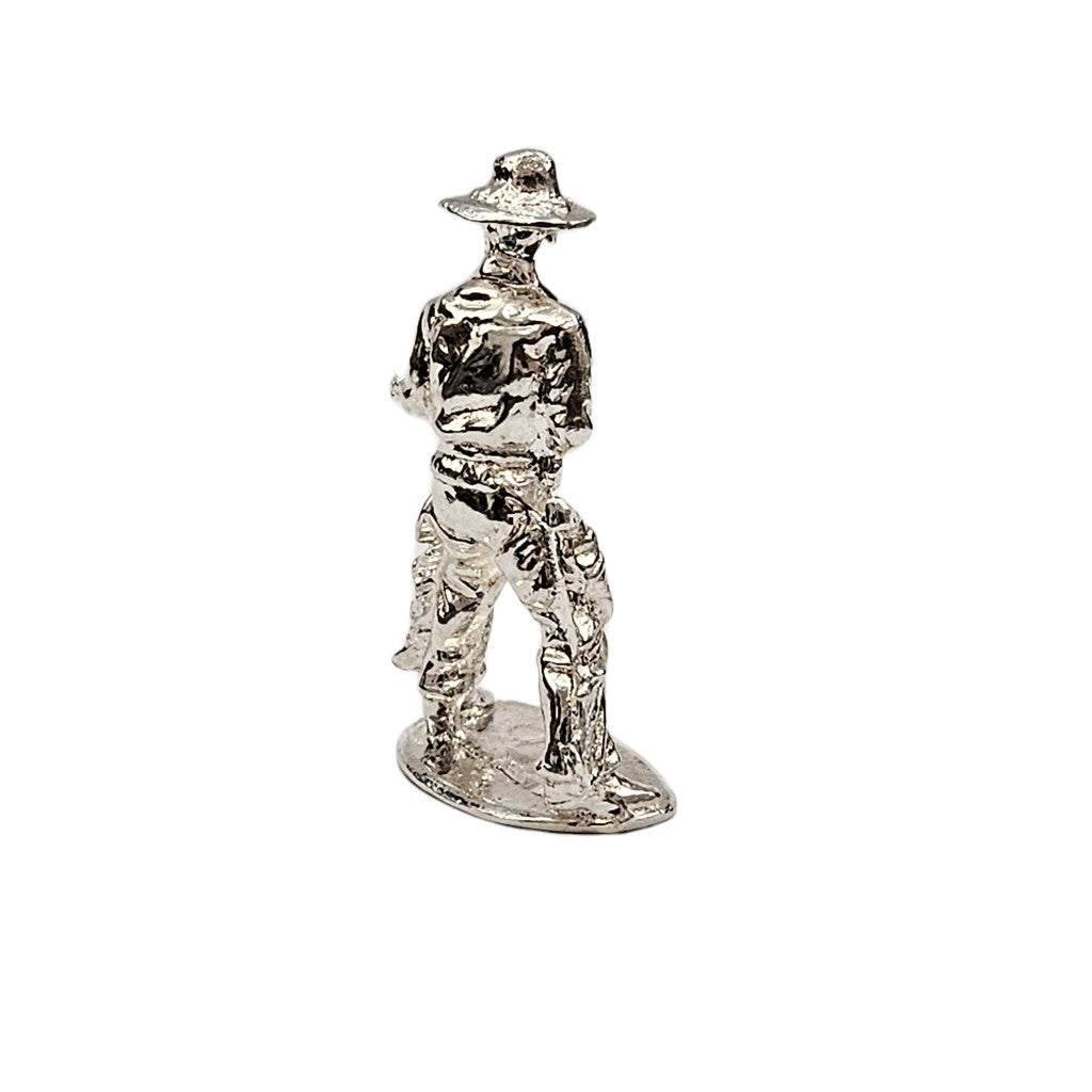 Rifleman Cowboy Hand Poured Bullion 999 Fine Silver 1 oz