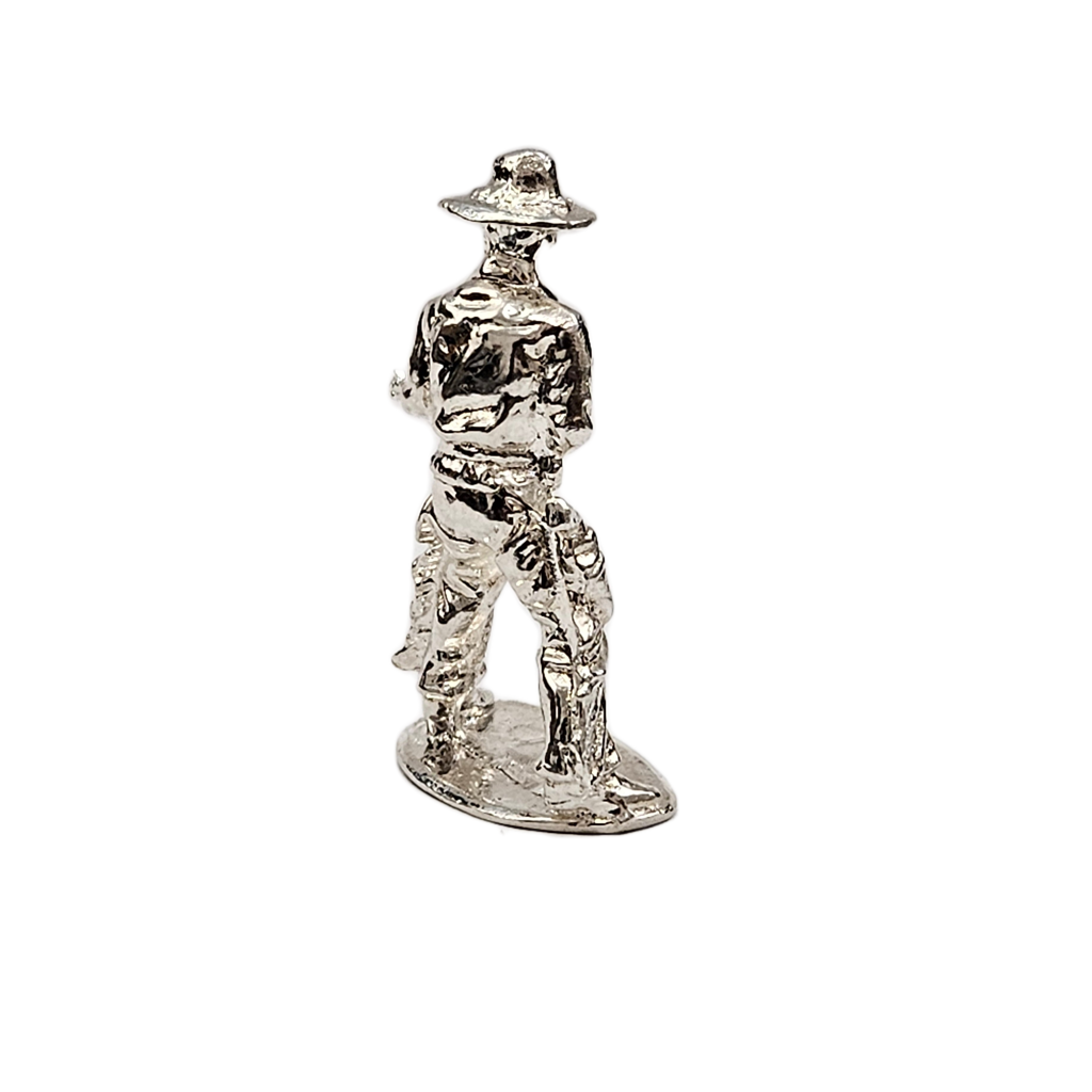 Cowboy The Rifleman hand Poured Bullion .999 Fine Silver