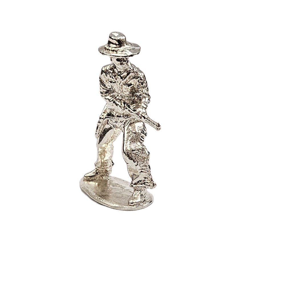 Rifleman Cowboy Hand Poured Bullion 999 Fine Silver 1 oz