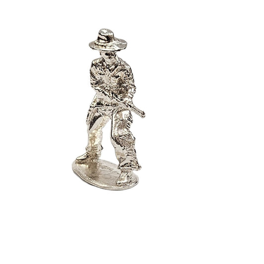 Cowboy The Rifleman hand Poured Bullion .999 Fine Silver