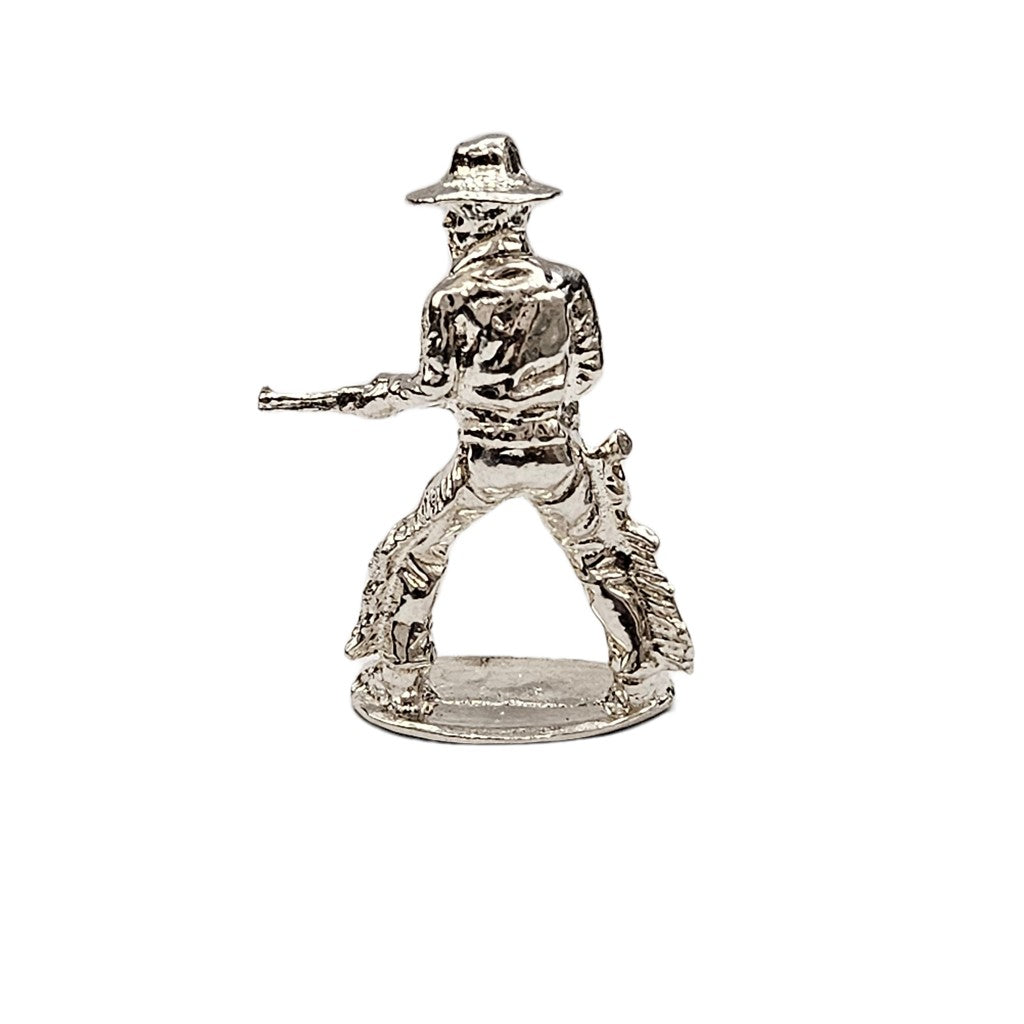 Rifleman Cowboy Hand Poured Bullion 999 Fine Silver 1 oz