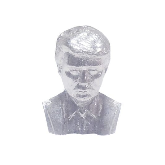 Trump 3 Oz Hand Poured .999 Fine Silver