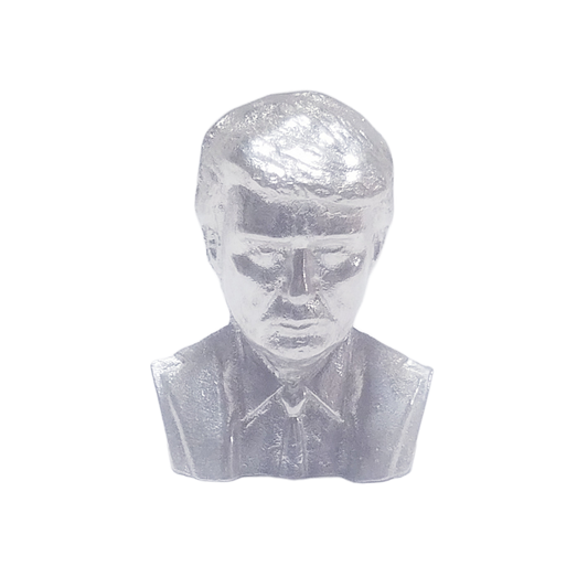 Trump 3 Oz Hand Poured .999 Fine Silver