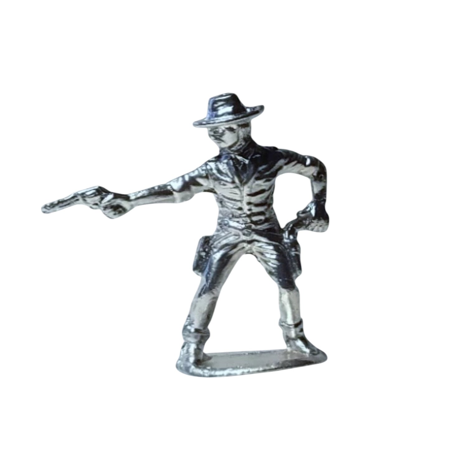 Gunslinger Cowboy Hand Poured Bullion 999 Fine Silver 1 oz