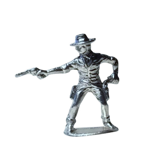 Gunslinger Cowboy Hand Poured Bullion 999 Fine Silver 1 oz