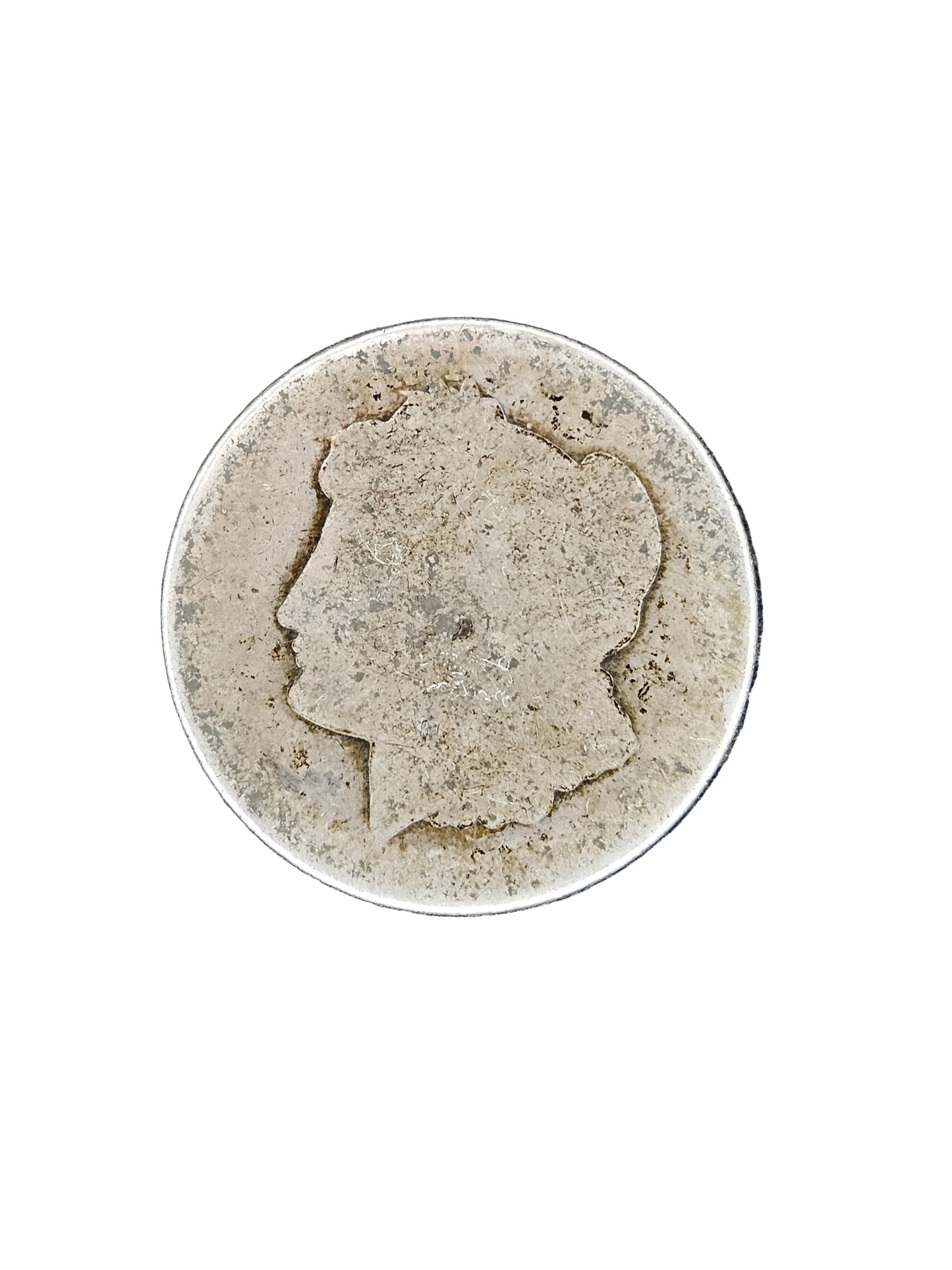 Morgan Silver Dollar - Vintage 19th-Century 90% Silver $1 US Mint Coin - Raw / Circulated