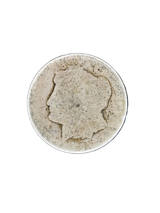 Morgan Silver Dollar - Vintage 19th-Century 90% Silver $1 US Mint Coin - Raw / Circulated