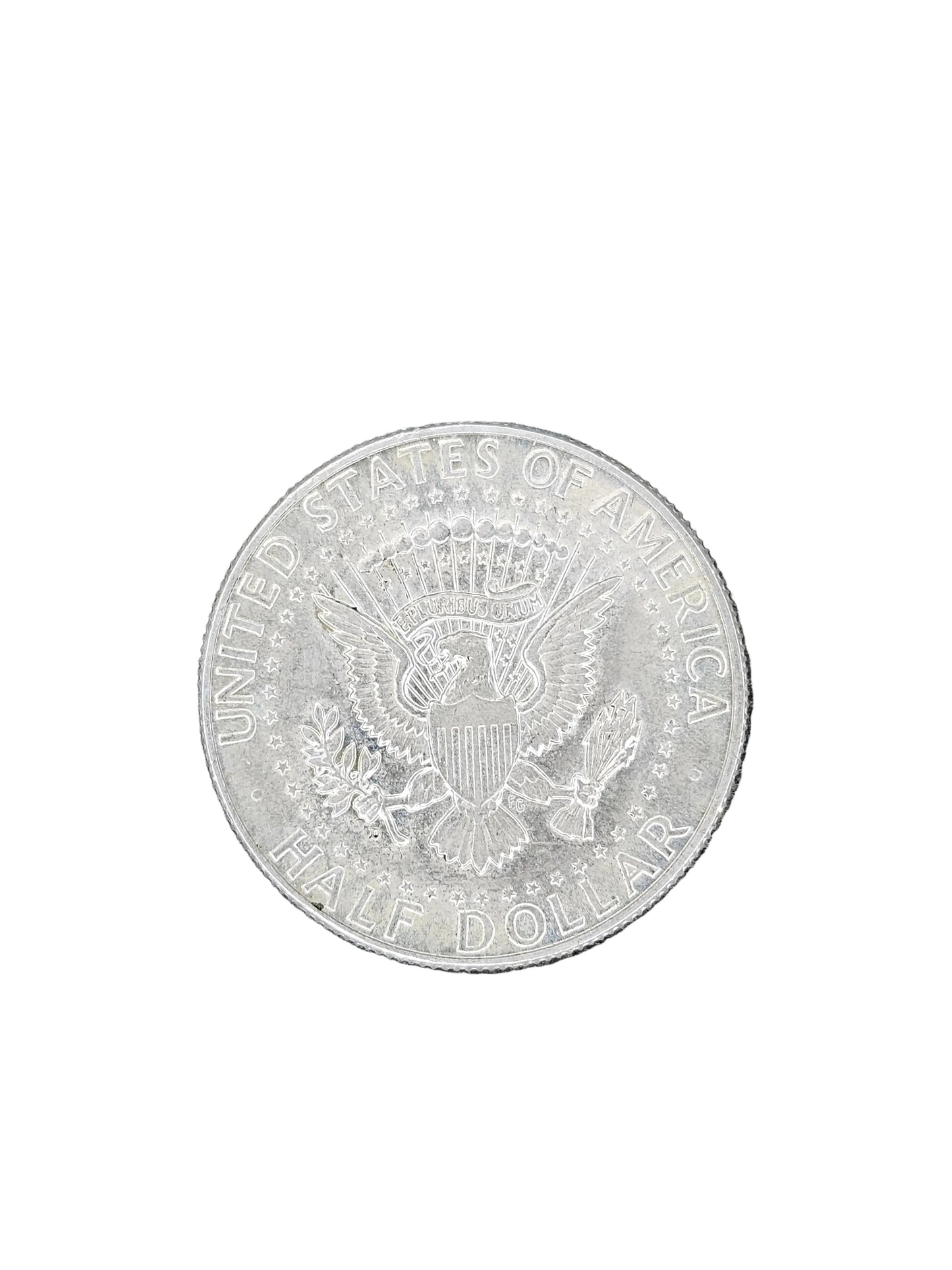 1964-D Kennedy Half Dollar - 90% Silver 50C US Mint Coin - Denver Mint - Raw / Uncirculated Condition