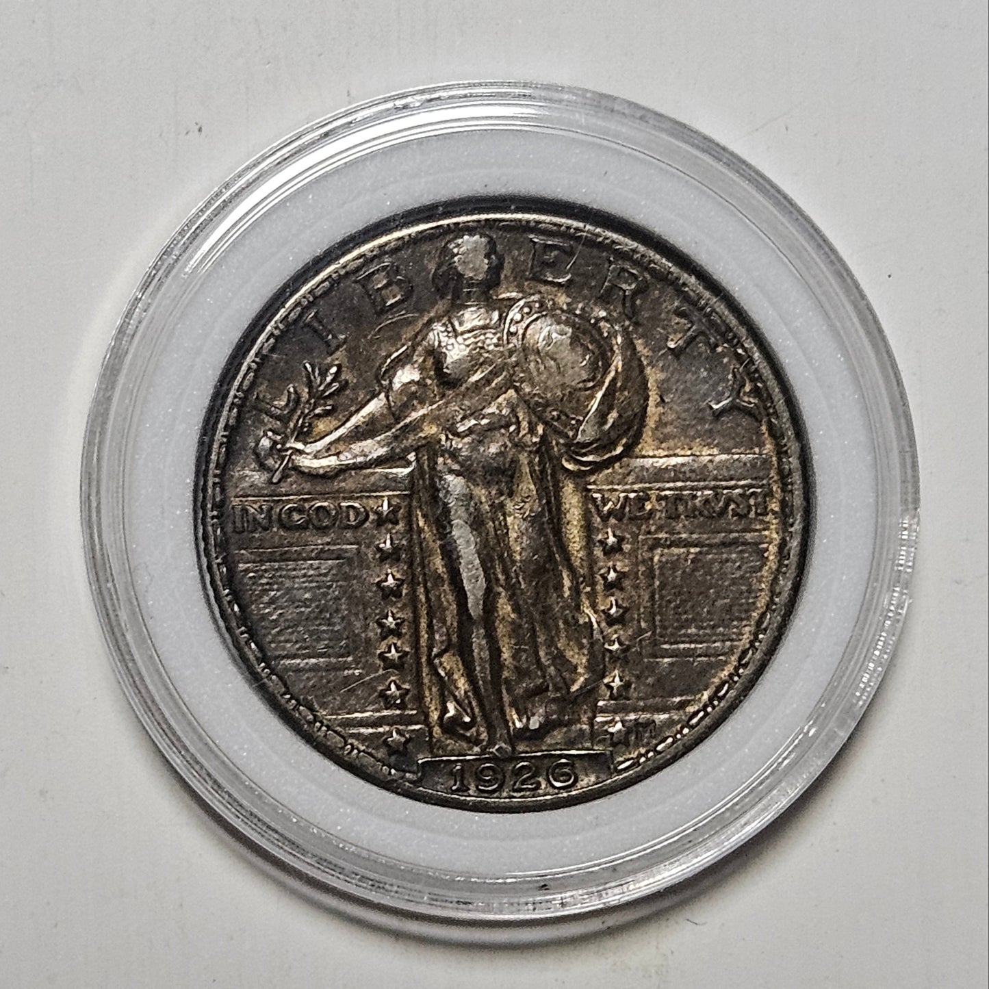 1926 Standing Liberty Quarter 25c - Choice VF/XF - Beautiful Deep Natural Toning!