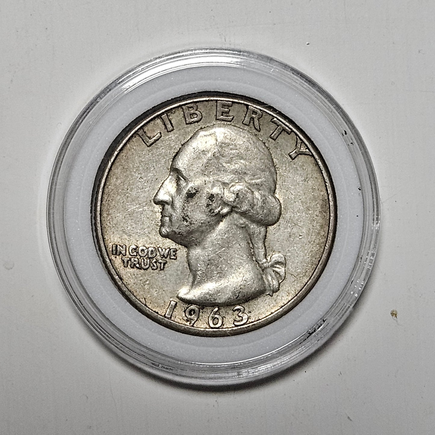 1963-D Washington Silver Quarter - 90% Silver - Denver Mint 25c