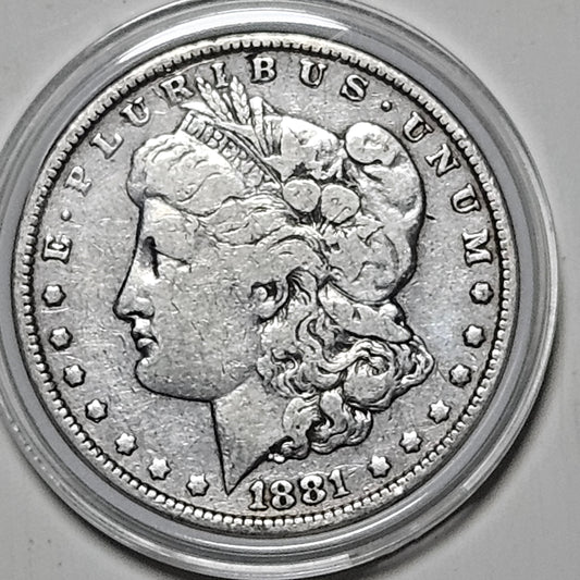 1881-O Morgan Silver Dollar $1 - New Orleans Mint - 90% Silver Coin