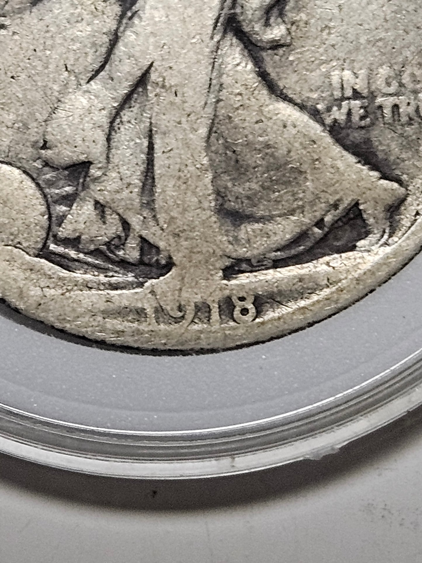 1918-S Walking Liberty Half Dollar 50c - 90% Silver - San Francisco Mint Key Date