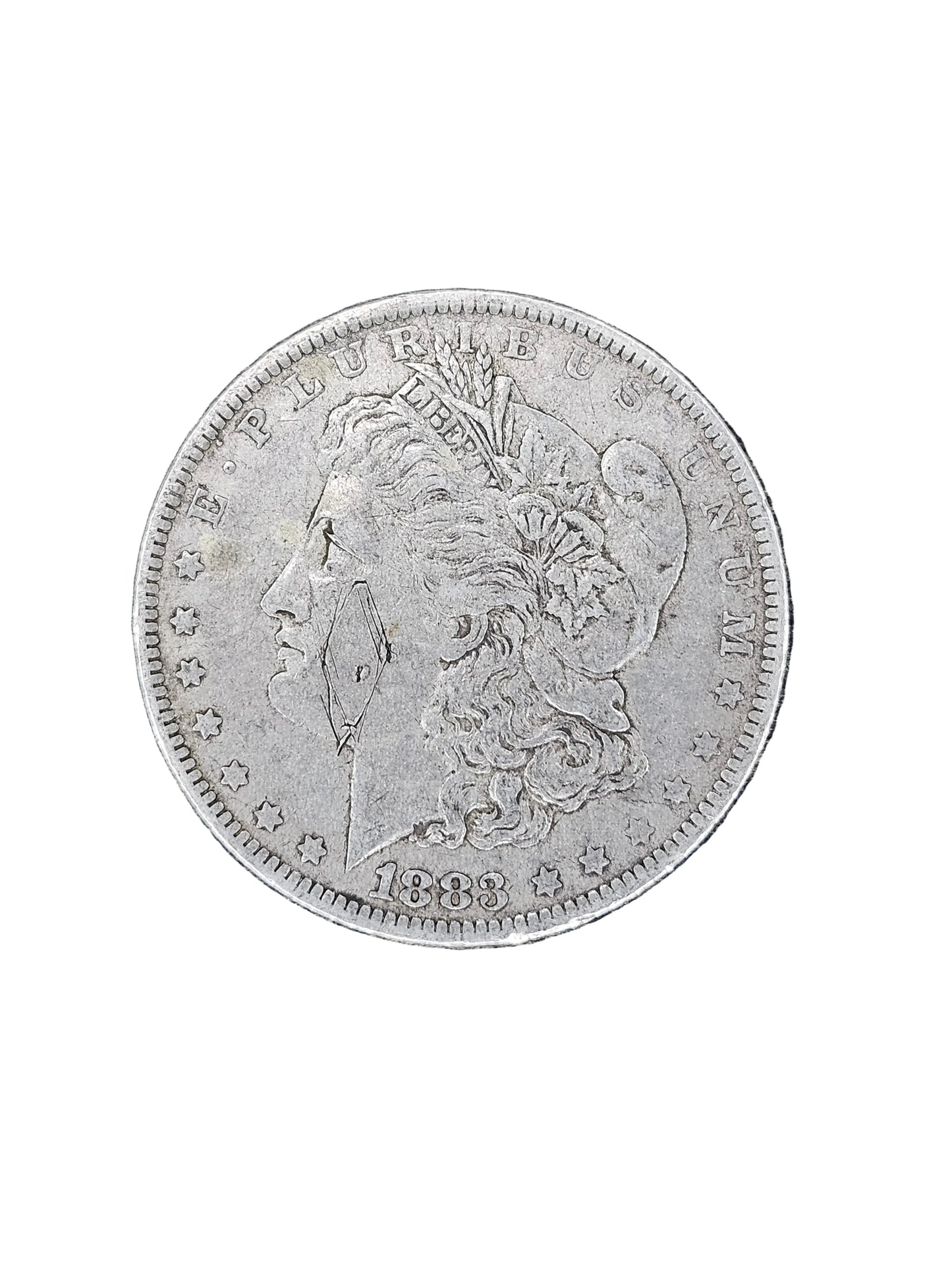 1883-O Morgan Silver Dollar - 90% Silver $1 US Mint Coin - New Orleans Mint - Raw / Circulated