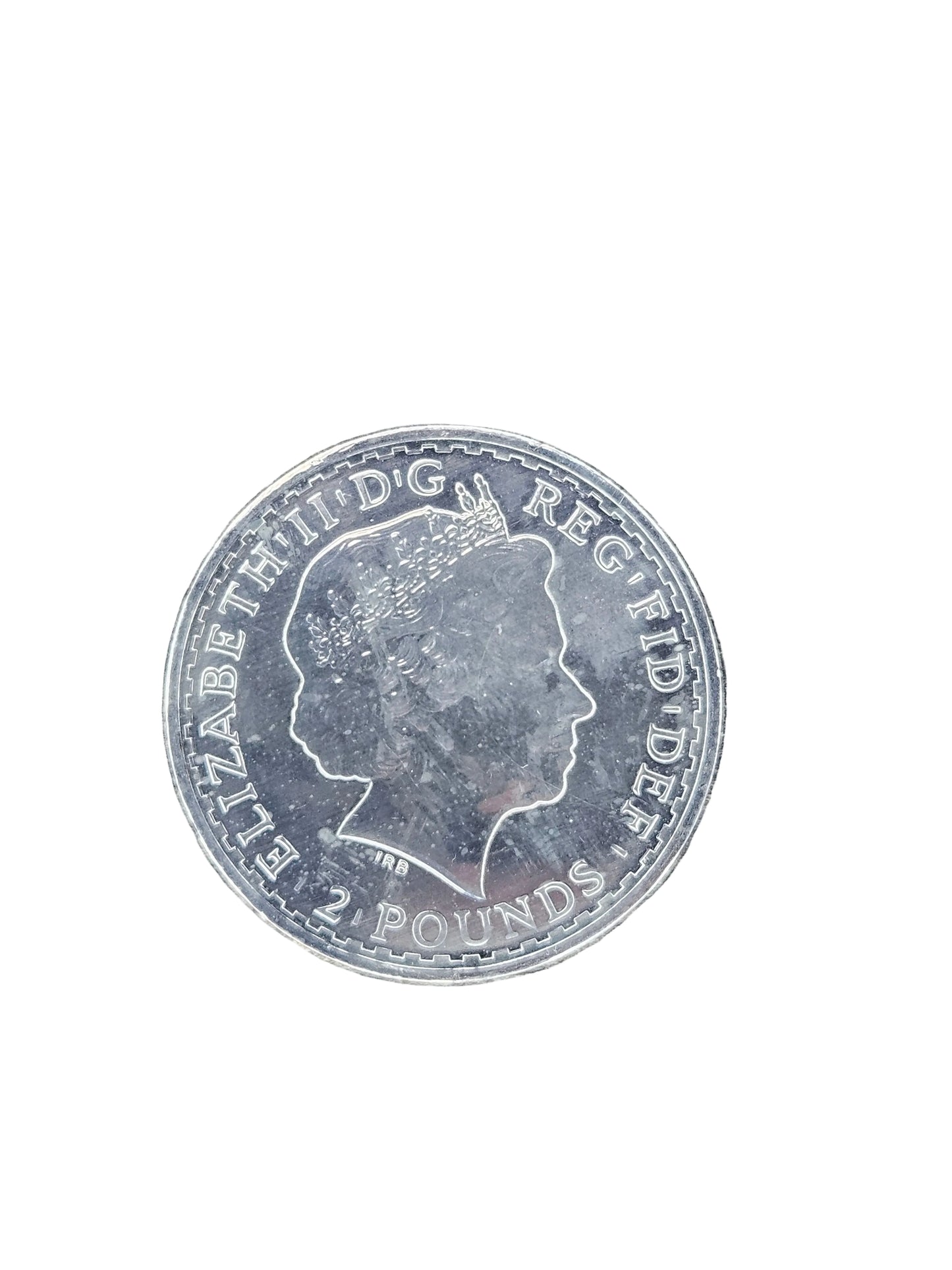 2014 Great Britain 1 oz Silver Britannia - 2 Pounds £2 .999 Fine Silver Bullion Coin