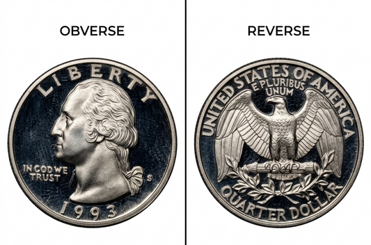1993-S Silver Washington Quarter Proof - 90% Silver 25c - Low Mintage