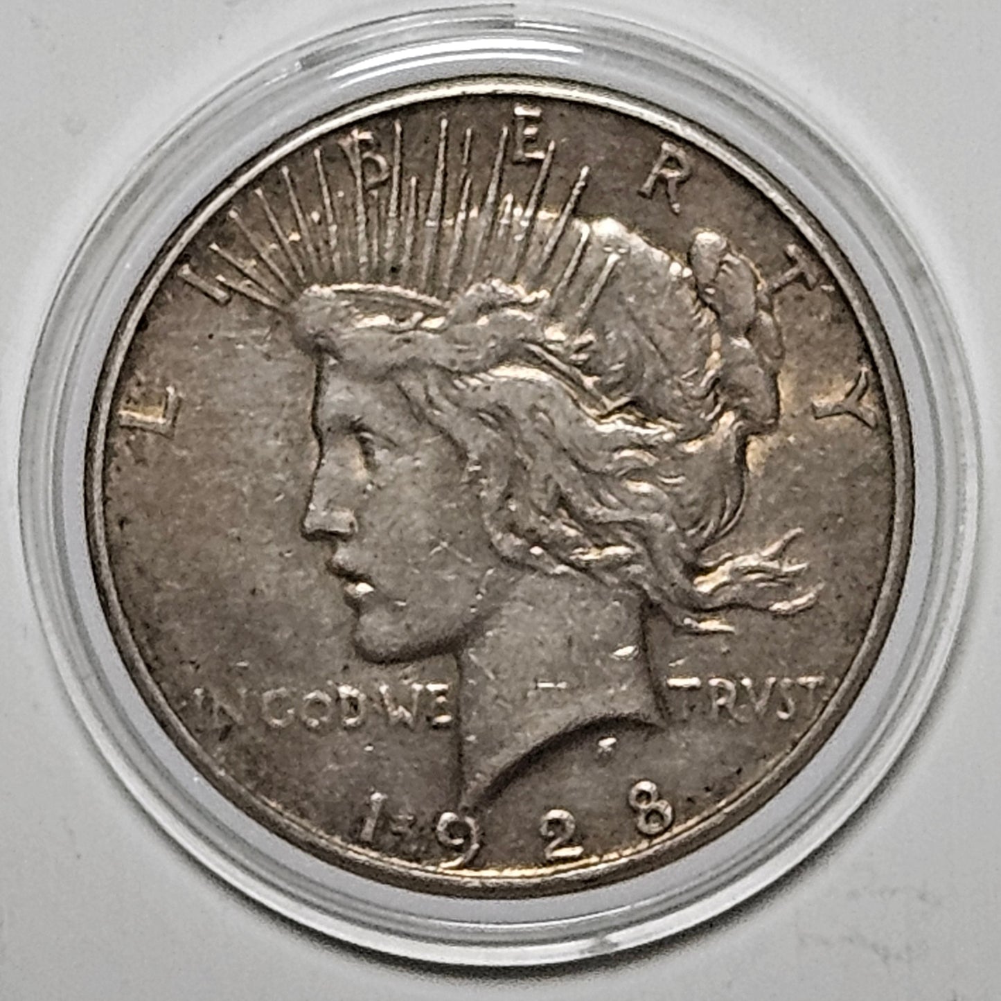 1928-S Peace Silver Dollar $1 - San Francisco Mint - 90% Silver Semi-Key Date