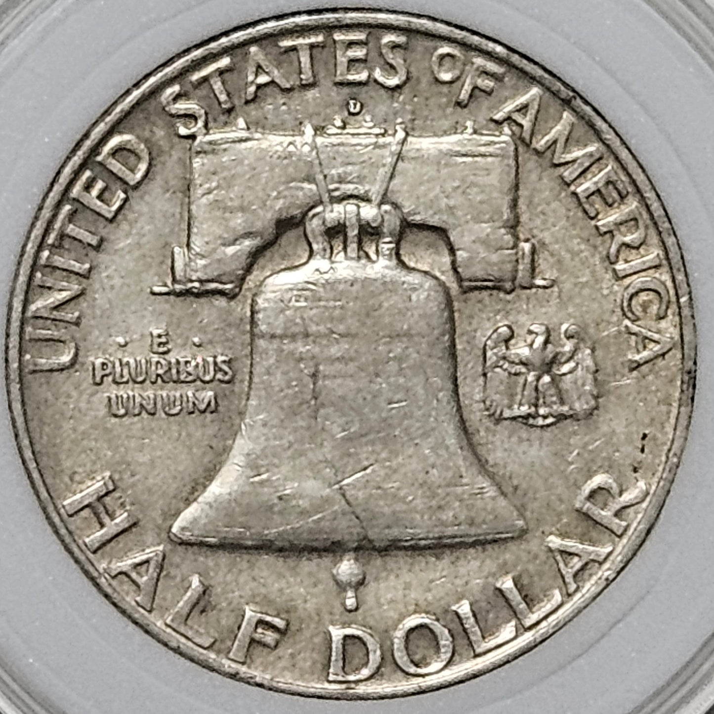 1959-D Franklin Half Dollar 50c - 90% Silver - Denver Mint Vintage Coin