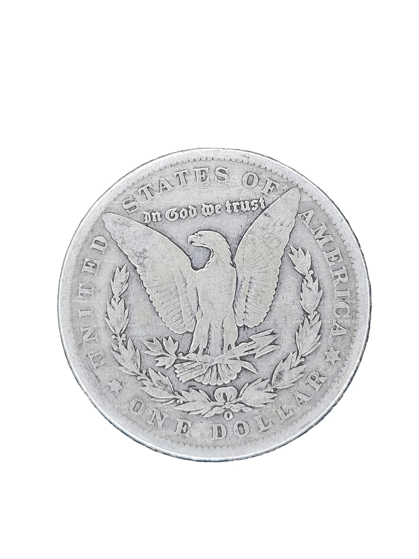 1890-O Morgan Silver Dollar - 90% Silver $1 US Mint Coin - New Orleans Mint - Raw / Circulated