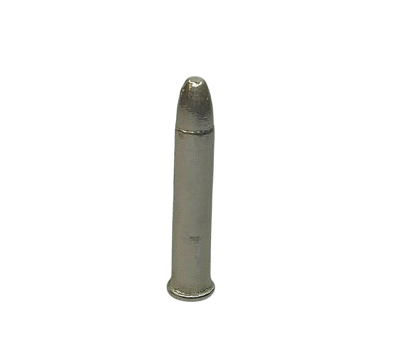 22 Magnum Bullet Hand Poured Bullion 999 Fine Silver .25 oz