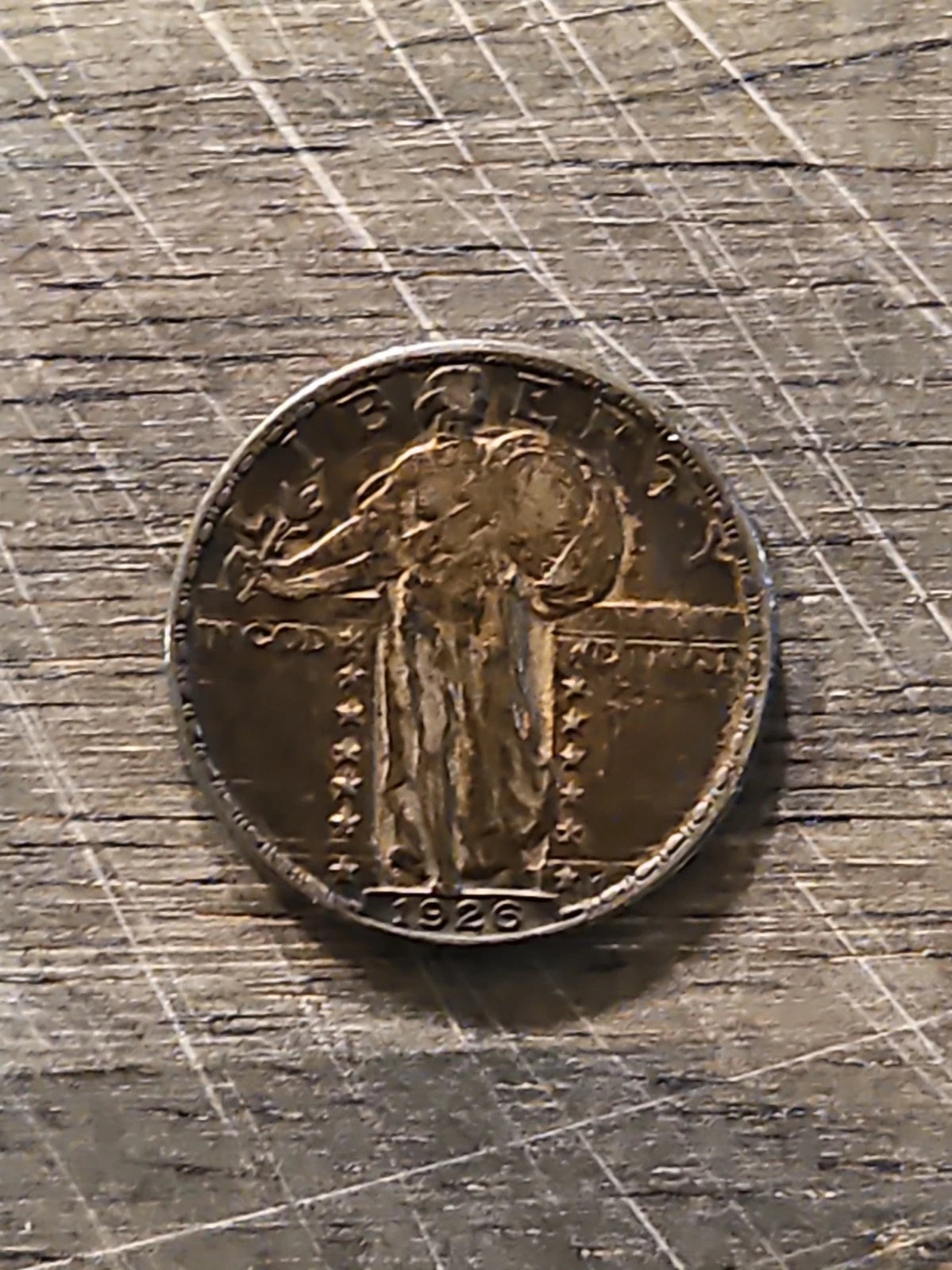 1926 Standing Liberty Quarter - Beautiful Natural Toning - 90% Silver 25C c3